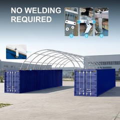 Chery Industrial Container Canopy Shelter Durable Storage Cover Container Roof