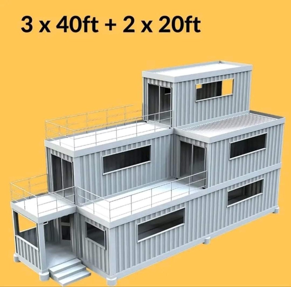 3 Story Container Home! With Sunroom or office On 3 Floor?