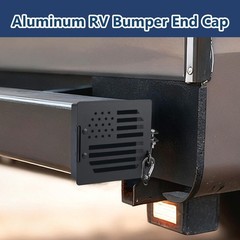 InduRelia RV Bumper End Cap, 2Pack Camper Bumpers, 4Inch Aluminum Square…