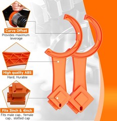2 PCS RV Sewer Hose Wrench, Multi-Purpose Connector Wrench for…