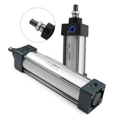 SC40mm Bore 25~200 Stroke Single Piston Rod Double Action Pneumatic Air Cylinder