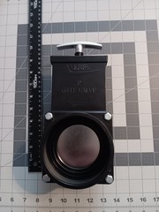 VALTERRA Gate Valve for RV, Camper Food Truck – 3-Inch Black Abs