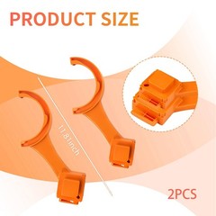 Wogomz 2 PCS RV Sewer Hose Wrench, Multi-Purpose Fitting Orange