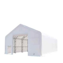 TMG Industrial 30′ x 40′ Dual Truss Storage Shelter w/ Heavy Duty 17oz PVC Cover