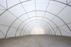 82x40x20FT Large Outdoor Equipment Shelter w/ Galvanized Steel Frame & PVC Cover