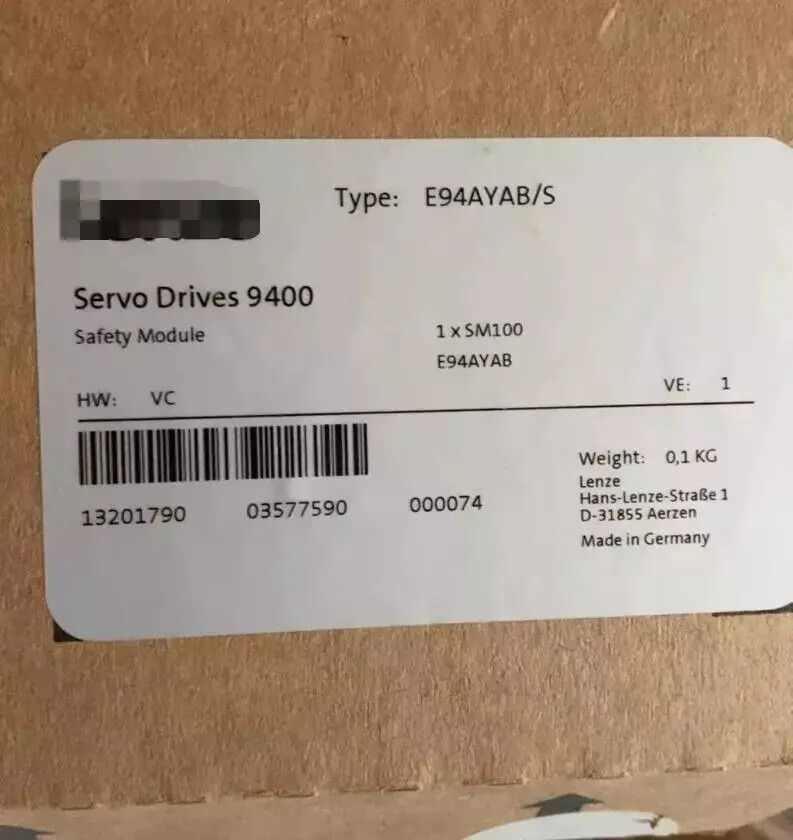 New Lenze E94AYAB/S E94AYAB Servo Drive Safety 9400 Module