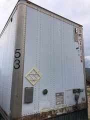 53′ Box Semi Trailer Off Grid Tiny Home or Construction Office 1 bed 1 bath