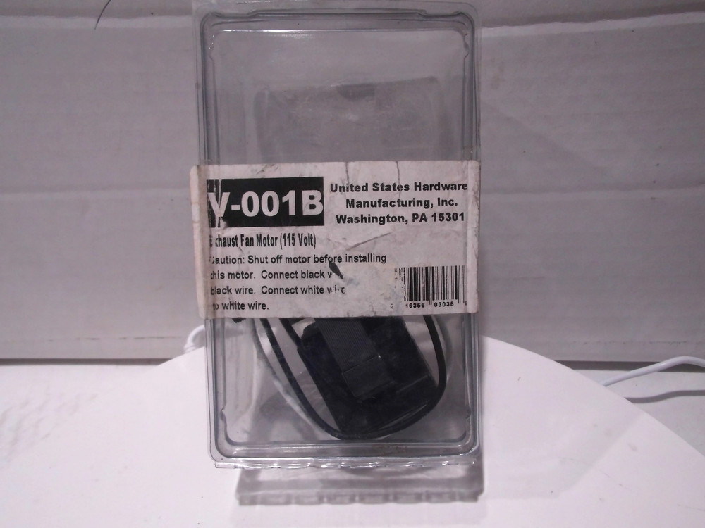 UNITED STATES HARDWARE V-001b Exhaust Fan Motor