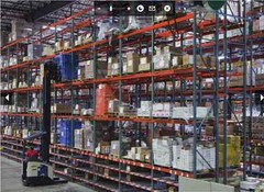 (10) BAYS OF TEAR DROP PALLET RACK 42″x96″x16′ Bolted Teardrop Racking NEW