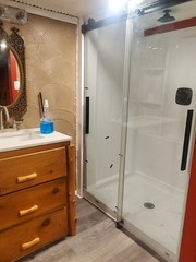 Finished 12×32 Portable Building Tiny House with full loft
