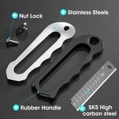 Retractable Utility Knife Multi-Function Opener Stainless Steel Blades – AUS