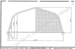 40’x100′ Steel Arch Building Kit Barn Shop Shed Ends Walls included DuroSPAN