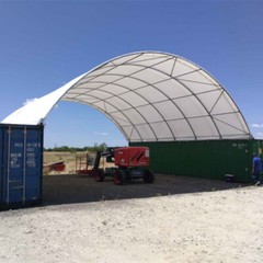 20’x40’x6.5′ 11 oz PE Canvas Fabric Building Shipping Container Canopy Shelter