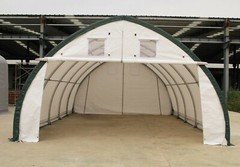@@ NEW 20X42X12 OVAL TUBE SHELTER FABRIC COVERALL STORAGE BUILDING HOOP BARN
