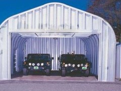 16x24x12 Engineered Steel Building Kit | DuroSPAN Clear-Span Arch System w/ Ends