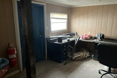 Skid-Mounted Modular Portable Office Building Mobile Trailer House Tiny Home