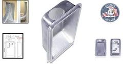 Model 425 DB-425 Metal Recessed Dryer Vent for 2×6 Walls – Upventing Efficiency