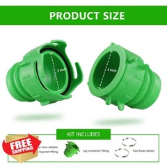 AVERONR RV Sewer Hose Twist Connect Lug Fitting