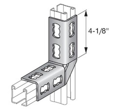NEW – HILTI MQW-8/90 90° DEGREE EIGHT 8 HOLE RIGHT ANGLE BRACKET CONNECTOR