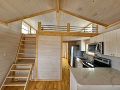 TINY HOME CABINS – CUSTOM BUILT FOR YOUR PREPPED PROPERTY- ELEGANT RUSTIC CABINS