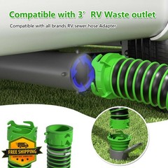 AVERONR RV Sewer Hose Twist Connect Lug Fitting