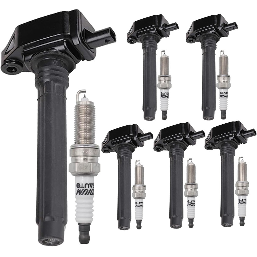 UF648 Ignition Coil Pack 05149168AI And Iridium Spark Plug Set Of 6 Fit For D…