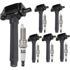 UF648 Ignition Coil Pack 05149168AI And Iridium Spark Plug Set Of 6 Fit For D…