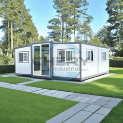 19ftx20ft Expandable Prefab Mobile House w/ Cabinet Mobile Home Container Homes