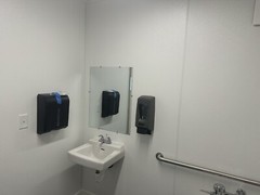 Restroom shipping container Conex Portable bathroom