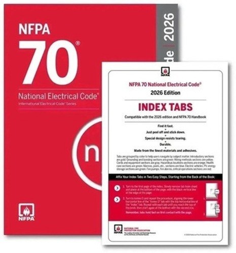 NFPA 70, National Electrical Code : 2026 Edition with tab paperback