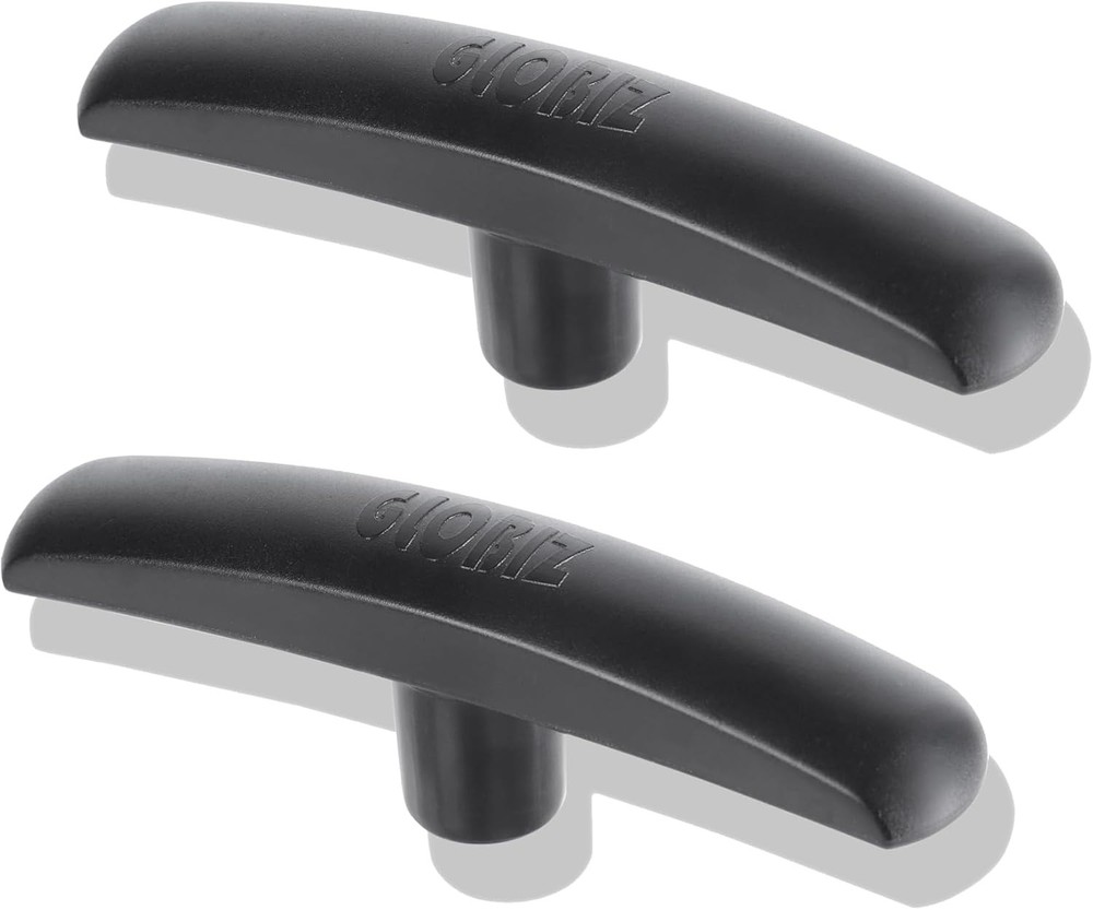 RV Sewer Valve Handles Replacement Fit for 1 1/2″， 2“and 3″ 2 Pack, Black