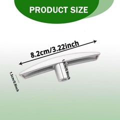 Tecledsn 2PCS RV Waste Water Valve Handles, Tank Handles Silver
