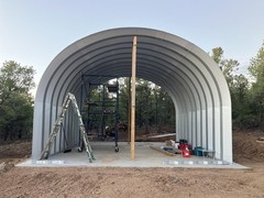 30x50x15 DuroSPAN Steel Metal Building Kit DIY Shop Structure Open Ends Direct
