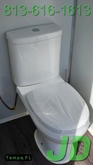 New Premium Quality Portable Toilet Bathroom Sink Single Stall Semi Permanent