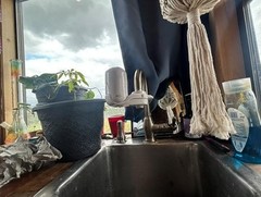 Vintage tiny home on wheels