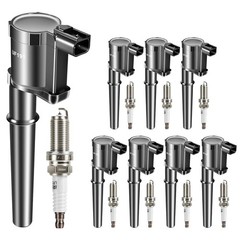 Set of 8 Iridium Spark Plug and Ignition Coil Pack UF191 Compatible with Ford…