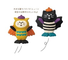 デコレ(Decole) Deco Corporation Concombre Mushroom Cat Size: Approx. W3.7 D2 H3.7