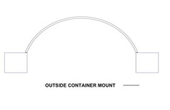 56x40x16 DuroSPAN Steel Building Conex Container Box DIY Roof Kit Factory DiRECT