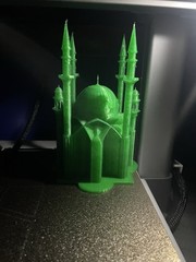 3dPrinted Green Plastic Mosque