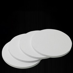 White PVC Round Board Circular Plastic Sheet Disc Thick3-30mm Dia20-300mm