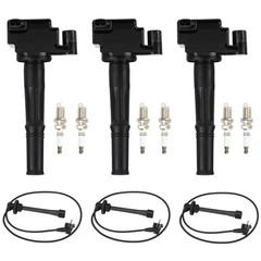 Ignition Coil Pack + Iridium Spark Plugs w/Ignition Wire for 1996-2002 Toyota…