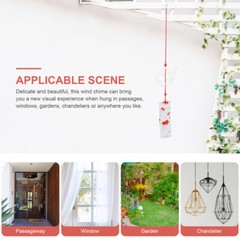1PC Glass Pendant Wind-bell Wind Chime Japanese Style Hanging Ornament