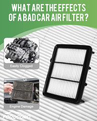 Cabin & Engine Air Filter Fit for Honda Accord 1.5L Gas 2022 2021 2020 2019 2018