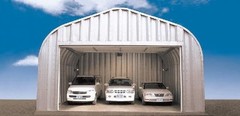 25x24x13 Engineered Steel Building Kit | DuroSPAN Clear-Span Arch System w/ Ends