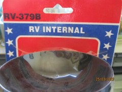 UNITED STATES HDW MFG RV379B Straight Hose To Hose Internal Hose Coupler Black