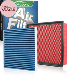 Cabin & Engine Air Filter Fit for Toyota Tacoma V6 2016-2023 Activated Carbon Ca