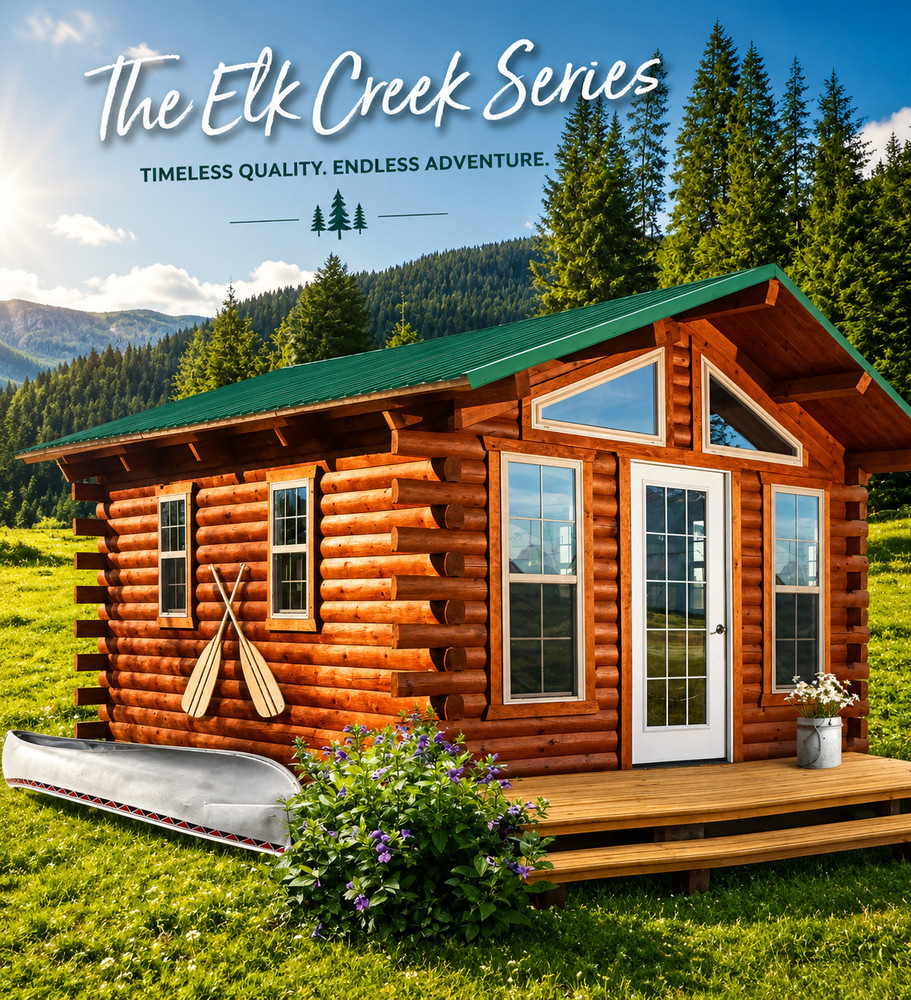 Log Cabin Kit 12” x 28′ *** SHIPPING NATIONWIDE *** The Elk Creek Series