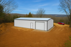 40x50x16 Pre-Engineered Steel Building Kit | DuroBEAM I-Beam Commercial