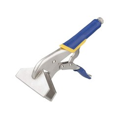 Firm Steel Flat Jaw Sheet Metal Grip Ergonomic Rubber Handle 10Inch