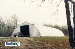 Steel Factory Mfg Q60x100x20 Metal Prefab Arch Quonset Hut Storage Building Kit